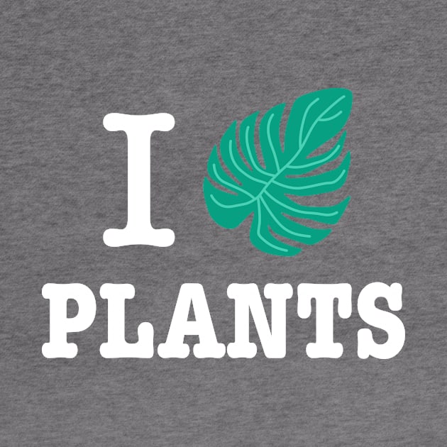 I Love Plants - Monstera Plant by Plantitas